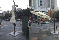 深圳罗马伞维修出售 深圳咖啡厅户外遮阳伞出售 侧边伞庭院伞出