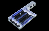 佛山三维机房_3D机房俯视效果图制作